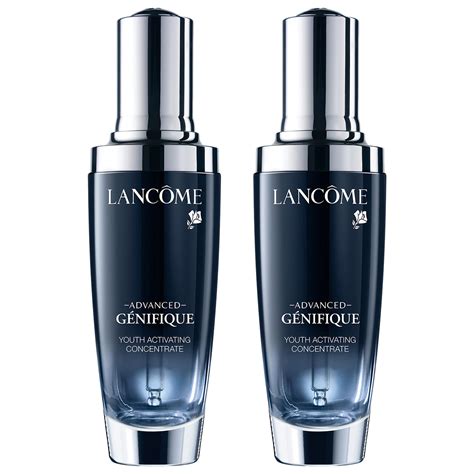 chanel blue serum vs lancome advance genefique|lancome cult serum reviews.